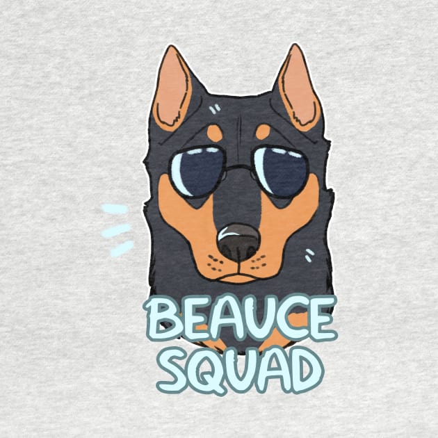 BEAUCERON SQUAD (black and tan cropped) by mexicanine